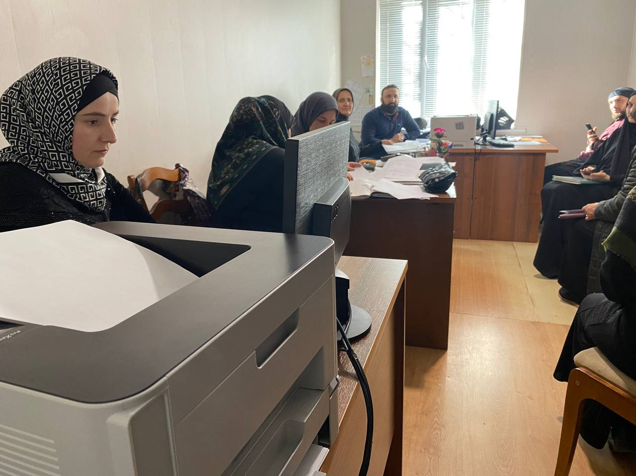 Прием и проверка ежемесячных отчетов и дневников у социальных работников 2 отд. СО на дому граждан пожилого возраста и инвалидов.